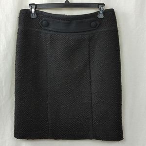 NANETTE LEPORE WOOL BLEND TWEED SKIRT EUC